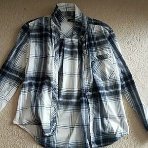 BDG Button Down Plaid Shirt